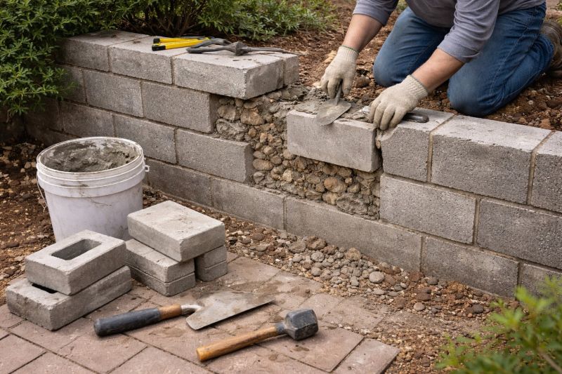 Block Wall Repair in Mount Dora, FL