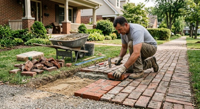 Brick Flatwork Repair in Davenport, FL
