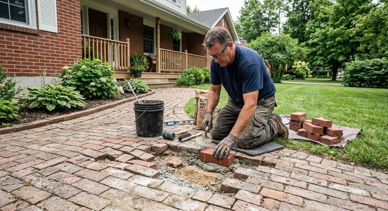 Brick Flatwork Repair in Leesburg, FL