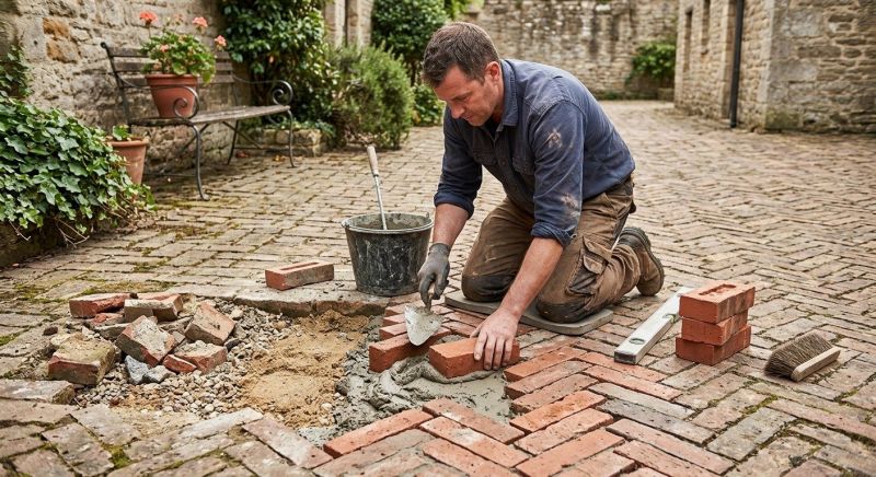 Brick Hardscape Repair in Clermont, FL