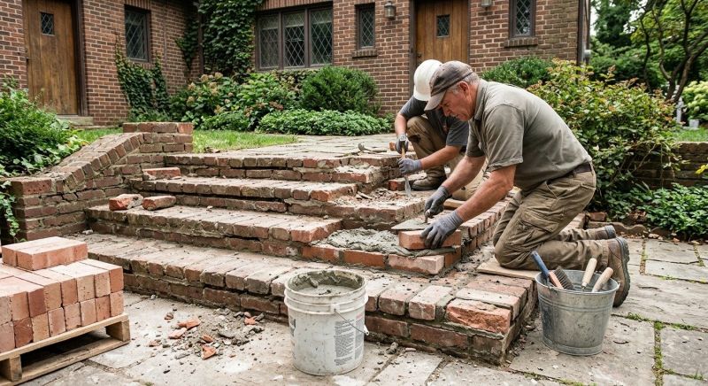Brick Stairs Repair in Clermont, FL