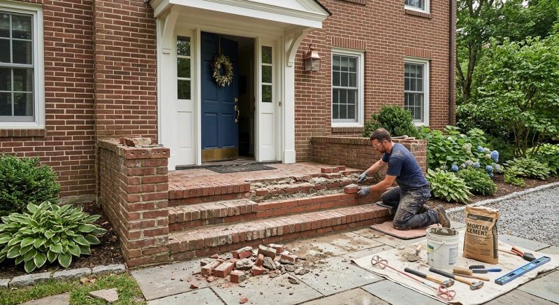 Brick Steps Repair in Clermont, FL
