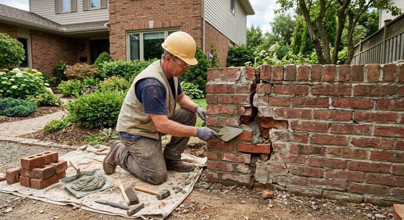 Brick Wall Repair in Bushnell, FL
