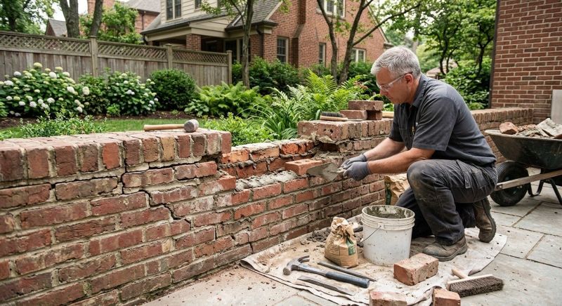 Brick Wall Repair in Groveland, FL