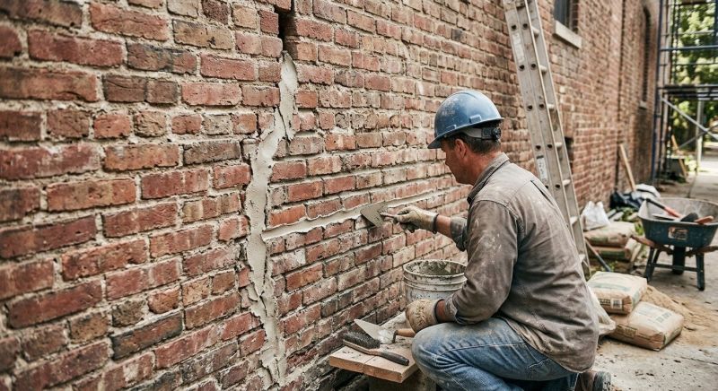 Brick Wall Repair in Howey In The Hills, FL
