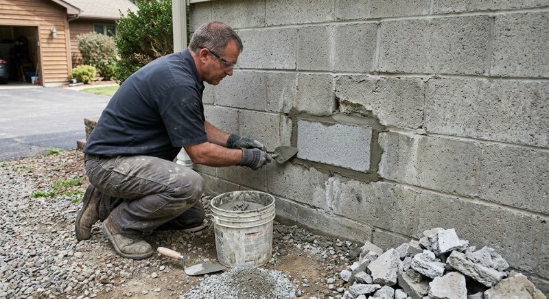 Cinder Block Wall Repair in Altamonte Springs, FL