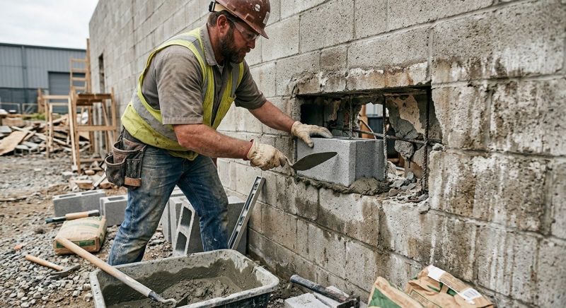 Concrete Block Repair in Altamonte Springs, FL
