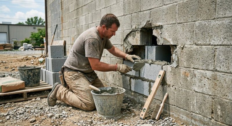 Concrete Block Repair in Clermont, FL