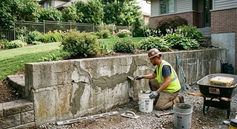 Retaining Wall Repair in Clermont, FL