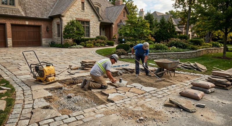 Stone Driveway Repair in Clermont, FL