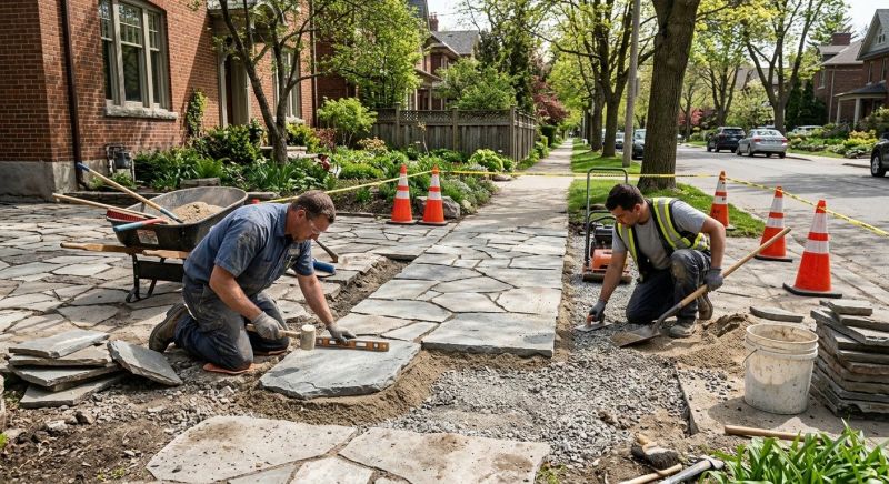 Stone Walkway Repair in Clermont, FL