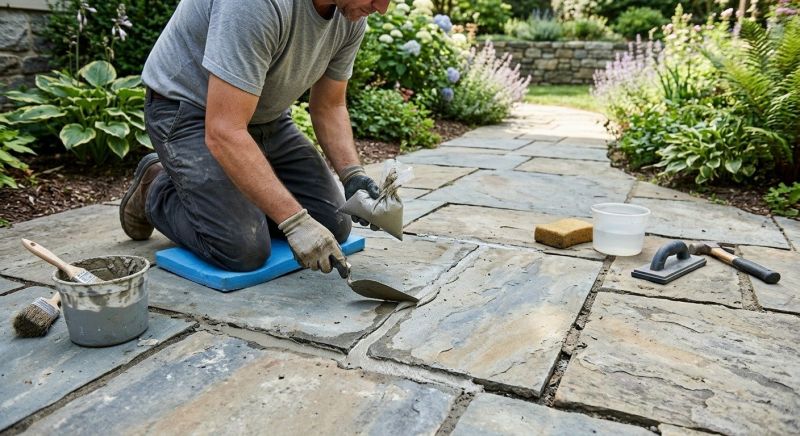 Stone Walkway Repair in Clermont, FL