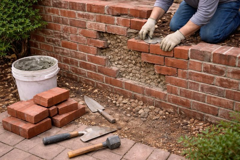 Stone Wall Repair in Fruitland Park, FL
